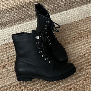 Madden Girl - black combat boots